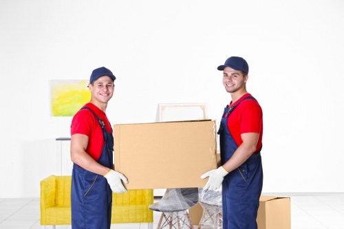 Professional flat removals planning in Lewisham residential area