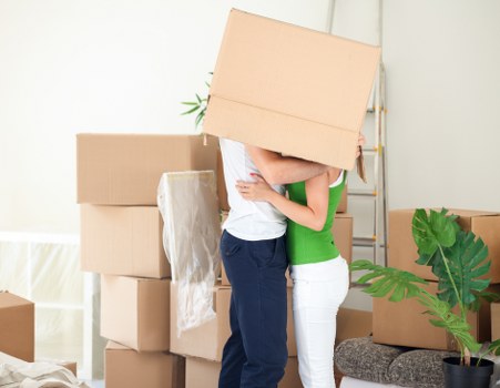Commercial furniture and IT equipment prepared for relocation