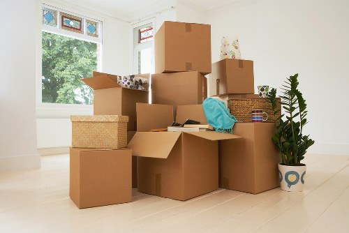 Busy Lewisham street showing the need for local same day removals