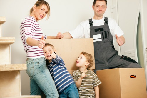 Careful packing for a Lewisham home move